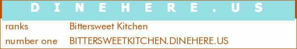 Bittersweet Kitchen