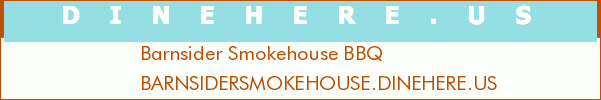 Barnsider Smokehouse BBQ