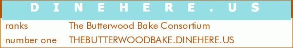 The Butterwood Bake Consortium