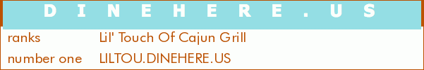 Lil' Touch Of Cajun Grill