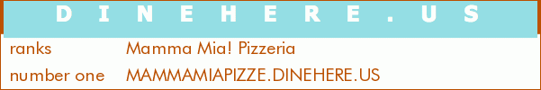 Mamma Mia! Pizzeria