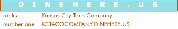 Kansas City Taco Company