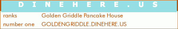 Golden Griddle Pancake House