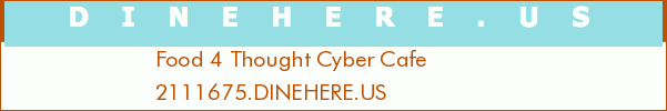 Food 4 Thought Cyber Cafe