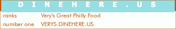 Very's Great Philly Food