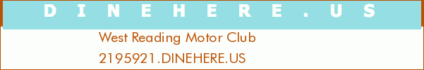 West Reading Motor Club