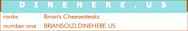 Brian's Cheesesteaks