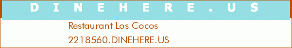 Restaurant Los Cocos