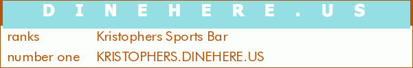 Kristophers Sports Bar