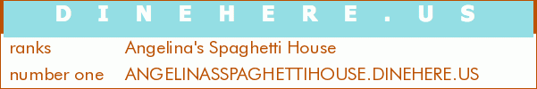 Angelina's Spaghetti House