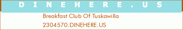 Breakfast Club Of Tuskawilla