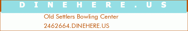 Old Settlers Bowling Center