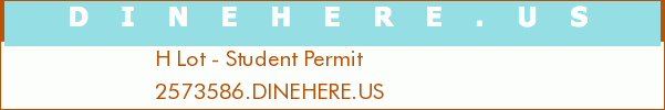 H Lot - Student Permit