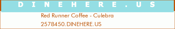 Red Runner Coffee - Culebra
