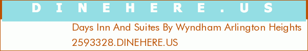 Days Inn And Suites By Wyndham Arlington Heights