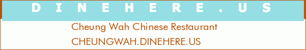 Cheung Wah Chinese Restaurant