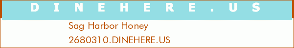 Sag Harbor Honey