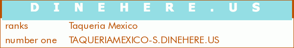 Taqueria Mexico