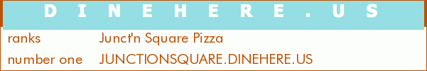 Junct'n Square Pizza