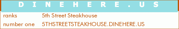 5th Street Steakhouse