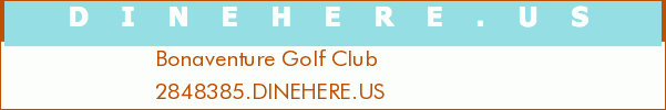 Bonaventure Golf Club