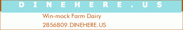 Win-mock Farm Dairy