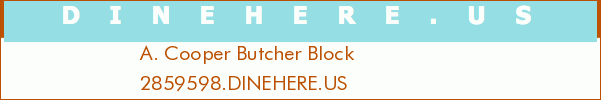 A. Cooper Butcher Block