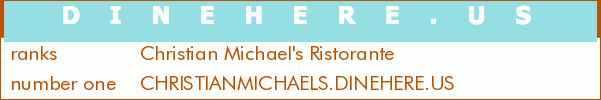 Christian Michael's Ristorante