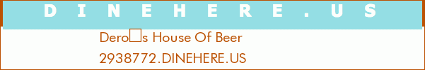 Deros House Of Beer