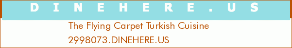The Flying Carpet Turkish Cuisine