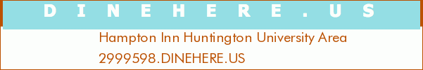 Hampton Inn Huntington University Area