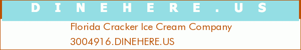 Florida Cracker Ice Cream Company
