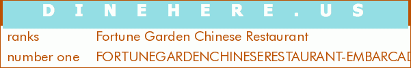 Fortune Garden Chinese Restaurant