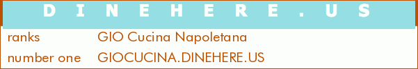 GIO Cucina Napoletana