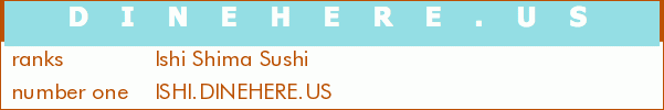 Ishi Shima Sushi