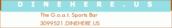 The G.o.a.t. Sports Bar