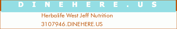 Herbalife West Jeff Nutrition