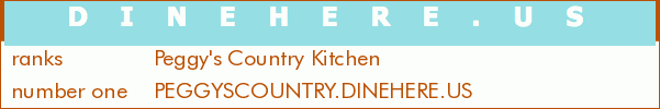 Peggy's Country Kitchen
