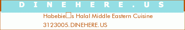 Habebies Halal Middle Eastern Cuisine
