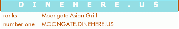 Moongate Asian Grill