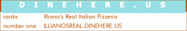 Illiano's Real Italian Pizzeria