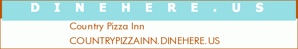 Country Pizza Inn