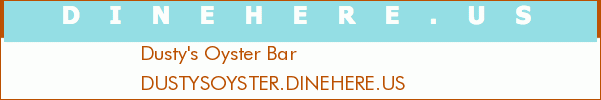 Dusty's Oyster Bar