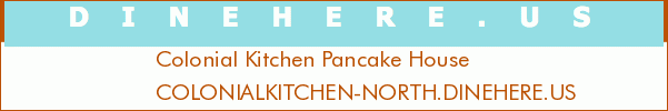 Colonial Kitchen Pancake House