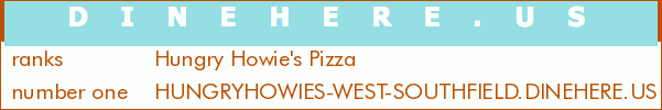 Hungry Howie's Pizza