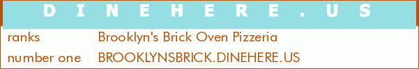 Brooklyn's Brick Oven Pizzeria