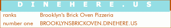 Brooklyn's Brick Oven Pizzeria