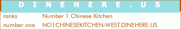 Number 1 Chinese Kitchen