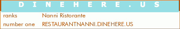 Nanni Ristorante