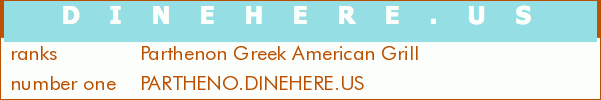 Parthenon Greek American Grill